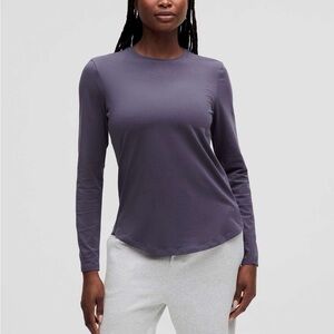 NWT Lululemon Love Long Sleeve Tee Shirt In Nightfall